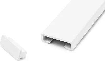 Produktbild von QUEST Ausführung für PVC-Geländerpfosten, Endkappe für Geländerprofil STANDARD, 40x8, weiß