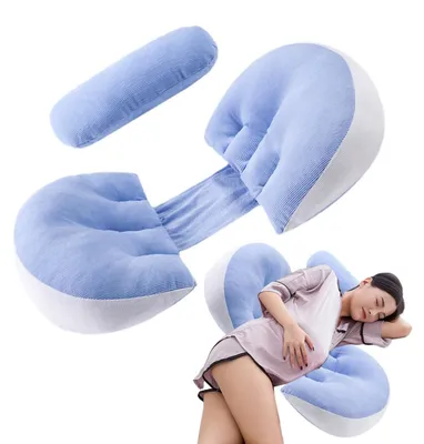 Image de Coussin de grossesse pour un sommeil confortable et un soutien optimal