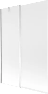 Zdjęcie produktu dla Mexen Flip parawan nawannowy 1-skrzydłowy 120 x 150 cm, szron, chrom - 894-120-101-01-30