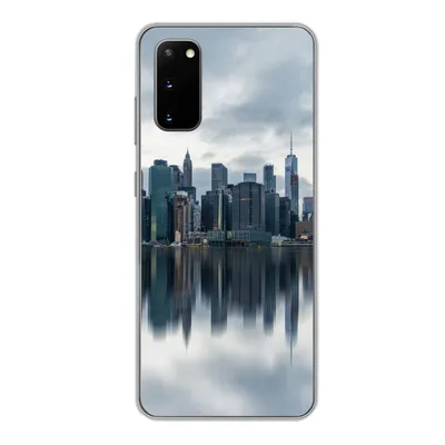 Produktbild von MuchoWow® Handyhülle Schutzhülle Hülle für Samsung Galaxy S20 New York - Skyline - Spiegelung Silikon Softcase Handy Hülle - Bild