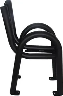 Produktbild von Bankbeine 2stk. 40x87cm schwarz pulverbeschichtet Bankkufen Bankgestell Stahl Gartenbank Beine