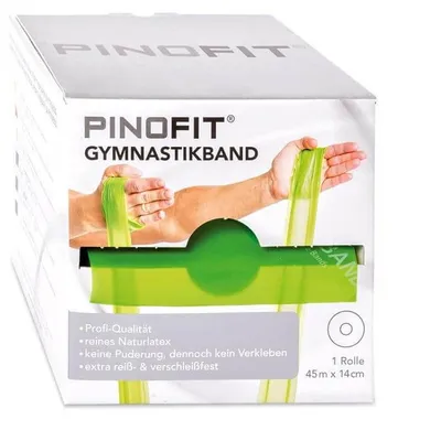 Produktbild von Pinofit Gymnastikband Widerstandsband Naturlatex 45m Mittlerer Widerstand