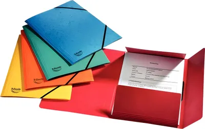 Produktbild von Esselte 15523, Klappenordner, A4, Karton, Gemischte Farben, Porträt, 200 Blätter