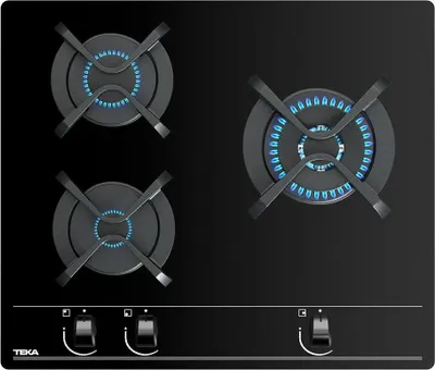 Immagine prodotto di Teka Gbc 63010 Piano cottura a gas 60 Cm Nero Nero Taglia Unica