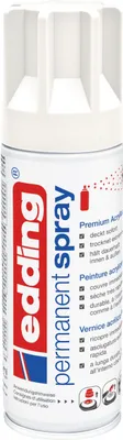 Produktbild von Edding e-5200 permanent Spray verkehrsweiß seidenmatt. RAL9016 DE/FR/IT