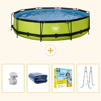 Imagen del producto de Conjunto de piscina inflable "Exit Pool Rund" - 360x76 cm - 5 piezas - Modelo SCB27