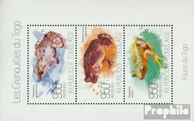 Produktbild von Briefmarken Togo 2013 Mi 5247-5249 Kleinbogen (kompl. Ausgabe) postfrisch Frösche