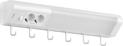 Produktbild von Oktaplex LED Unterbauleuchte mit Steckdose 50cm Küchenlicht warmweiß 230V mit Schalter
