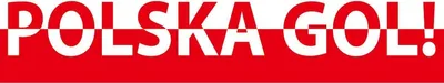 Obrázok produktu pre Nálepka na auto Poľsko 40x10 cm - nápis "Polska GOL", odolná voči poveternostným vplyvom, odolná voči poškriabaniu, UV žiareniu, ľahko sa aplikuje - fanúšikovský tovar pre autá a športové podujatia