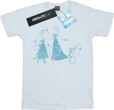 Produktbild von Disney - "Frozen" T-Shirt für Damen BI24867 (M) (Weiß)