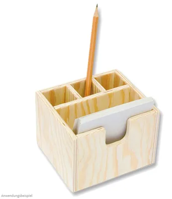 Produktbild von Notizzettelbox & Stiftehalter Bausatz