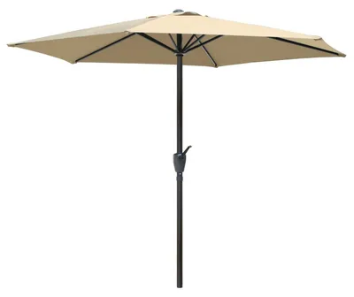 Image de Parasol inclinable, 270 cm, avec manivelle, protection UV 50+, couleur kaki