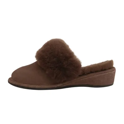 Produktbild von Lammfell Hausschuhe - MAROKKO - Schuhgröße: EUR 38 | Farbe: Braun