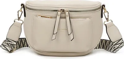 Zdjęcie produktu dla Gallantry Ladies Bumbag - Modna torba crossbody - Torba główna - Telefoontas - Beżowa - Praktyczna i stylowa