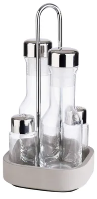 Obrázek produktu pro APS Element Pepper/Salt/Vinegar/Oil Menage , výška: 250 mm, délka: 125 mm