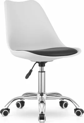 Image de Chaise - Leobert - Alba - Blanc/Noir