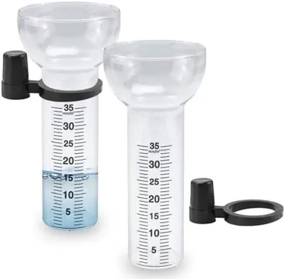 Produktbild von Regenmeter-Set aus Glas für den Garten