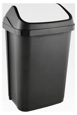 Produktbild von Mülleimer mit Schwingdeckel, 25 l, Graphit-Grau