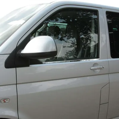 Zdjęcie produktu dla Chromowane listwy okienne ze stali nierdzewnej do wszystkich modeli VW T5, VW T6 | BJ 2003-dzisiaj | 2 drzwi