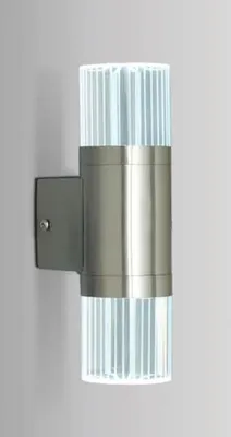 Produktbild von Außenleuchte Lutec Durban LED Außenlampe 6W IP44 Außenwandleuchte Up&Down Edelstahl