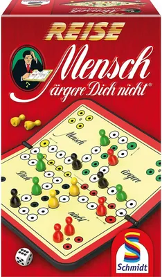 Produktbild von Schmidt Spiele Reise Mensch ärgere Dich nicht, 6 Jahr(e), Familienspiel
