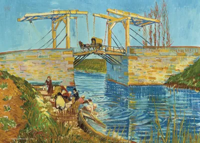 Immagine prodotto di Ponte Puzzelman ad Arles - Vincent van Gogh (Museo Kröller Müller) (1000)