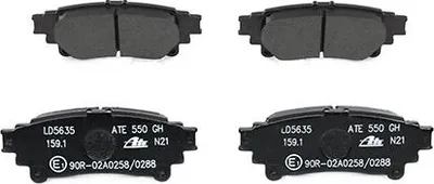 Produktbild von ATE Bremsbeläge Satz Hinten für TOYOTA PRIUS PLUS (ZVW4) 13.0470-5635.2