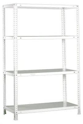 Image de Etagère Légère Avec Vis Comfort Mini 4/300 Blanc Blanc 1500x800x300 - Simonrack