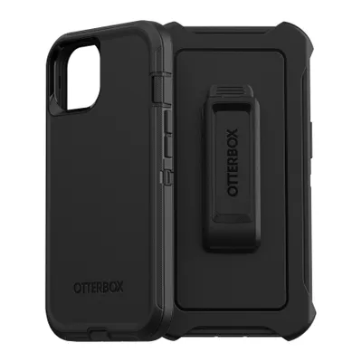 Produktbild von OtterBox Defender Robust Tasche (Halfter) Apple iPhone 13 Smartphone - Schwarz - Sturzsicher, Schmutzbeständiger Anschluss, Staubbeständiger Anschluss, Fusselbeständiger Anschluss, Abriebfest, Schmutzabweisend, Stoßfest - Gürtelclip