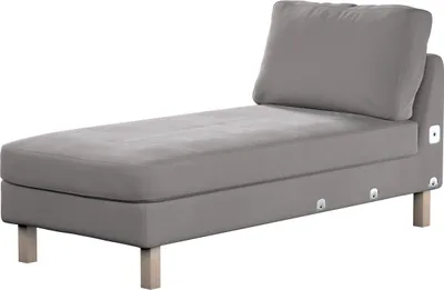 Produktbild von Dekoria Bezug für Karlstad Recamiere Zustellsofa, kurz, taupengrau, Bezug für Karlstad Recamiere Zustellsofa
