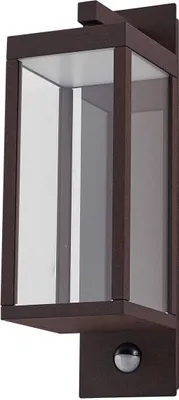 Produktbild von Lucande LED-Außenwandlampe Ferdinand, rost, Sensor, IP54