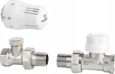 Produktbild von Thermostat-Heizkörper-Set, gerade, 1/2 Zoll