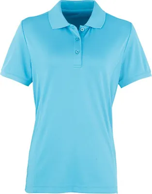 Immagine prodotto di Premier Workwear PR616 | Polo donna Coolchecker Piqué / Oeko-Tex® - Colore: Turchese (circa Pantone 312) - Taglia: XXL