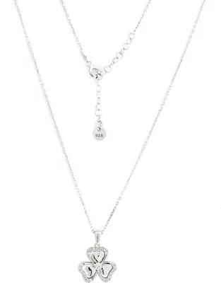 Produktbild von Golders Collier aus 925 Silber mit einem Blumen-Anhänger mit Swarovski Zirkonia, Schmuck für Damen