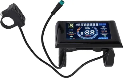 Image de Dilwe Fonctionnalit ? optimale, ?cran couleur vivant, v?lo ?lectrique ?cran LCD, installation facile avec support pour guidon de 22,2 mm, serrure de m ?