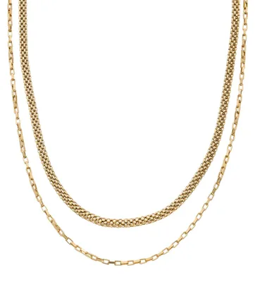 Produktbild von Skagen SKJ1860710 Damen Kette MERETE Edelstahl Gold 51 cm