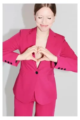 Obrázok produktu pre Stylove Dámske formálne sako Avadwen S310 slivková S