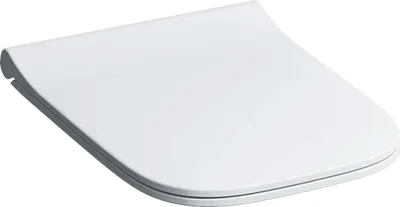 Produktbild von Geberit Smyle Square WC-Sitz, schmales D Sandwichf., m.Absenka.,QuickRelease weiß