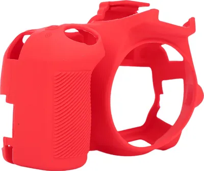 Obrázok produktu pre Silikónové puzdro na fotoaparát, vhodné pre Nikon D3500, ochranné, protišmykové, ultratenké, mäkké ochranné puzdro, červené