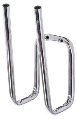 Produktbild von Alberts 802226 Stiefelhalter | abgewinkelt, für ein Paar Stiefel | galvanisch blau verzinkt | Stahlrohr Ø12 mm | Halterhöhe 200 mm