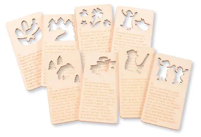 Produktbild von EDUPLAY 120952 Schattenspiel Rotkäppchen, natur