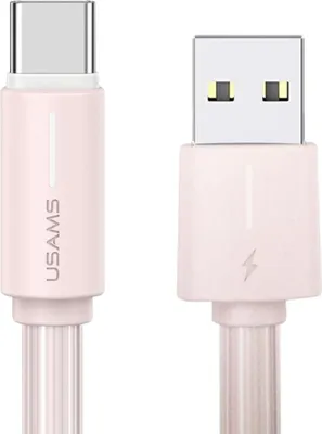 Produktbild von USAMS 1 m USB-C Kabel Schnellladung Rosa