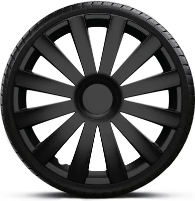 Produktbild von Radkappen Radzierblenden SATZ (4Stück) 15 Zoll SPYDER BLACK Z460221