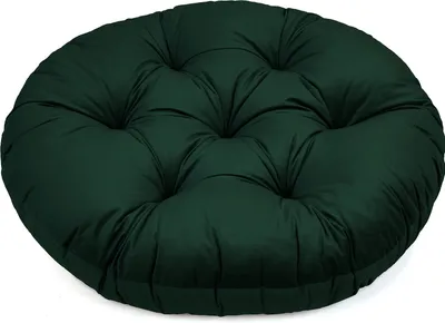 Produktbild von Hängesessel Kissen Samt Polster Bodenkissen für Schwenksessel Hängeschaukel Auflage Papasansessel Hängekorb Hängestuhl ? 90 cm Grün [114]