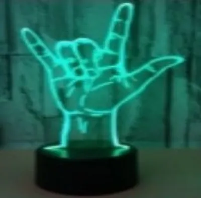 Zdjęcie produktu dla Zd98I Lampka Nocna Ręka 3D Led