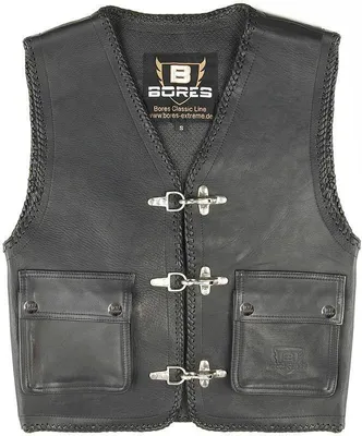 Obrázek produktu pro Kožená vesta Bores Sunride 3, černá, 2XL