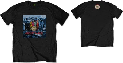 Produktbild von The Beatles Sgt Pepper Blue (Back Print) Black L T-Shirt