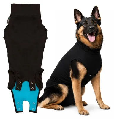 Produktbild von Suitical Recovery Suit Hund, XL, Schwarz