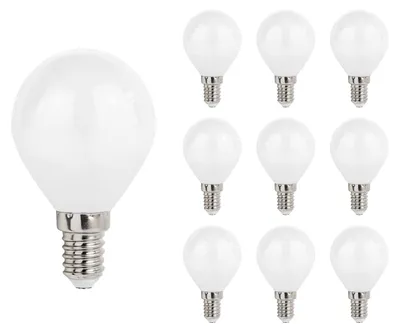 Produktbild von Spectrum E14 LED Kugellampe 5,5W 650lm 4000K Neutralweiß 230V 45mm 10 Stück