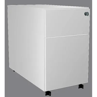 Produktbild von Kerkmann Rollcontainer lichtgrau 2 Auszüge 42,0 x 80,0 x 54,0 cm
